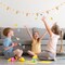 Back to School Felt Pompom Banner – 7.5 Ft Pre-Assembled 3D Pencil Garland, Hanging Decoration for Classroom, Wall, Mantle, or Party